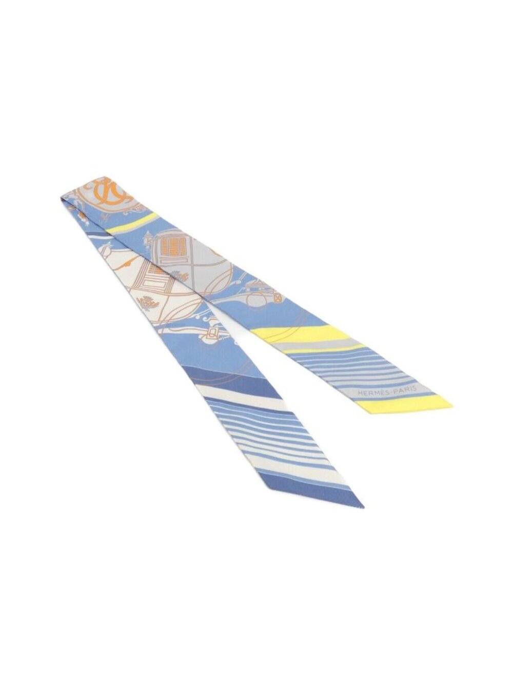 Hermes Ex-Libris Twilly Scarf